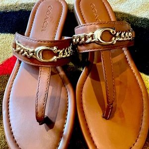 Used coach sandals